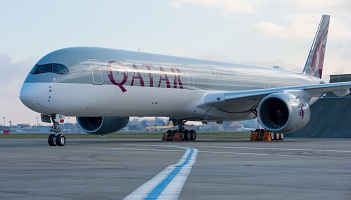 Qatar: Airbus A350-1000 odwiedził Warszawę