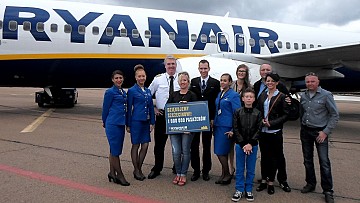 Ryanair: Milionowy pasażer w Szczecinie