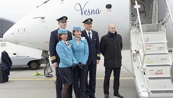 Inauguracja bazy operacyjnej Adria Airways w Łodzi