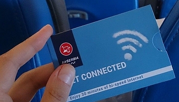 Air Serbia zaoferuje Wi-Fi na pokładzie
