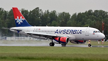 Air Serbia jeszcze częściej poleci z Belgradu do Lublany 