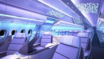 Nowe wnętrza samolotów Airbusa