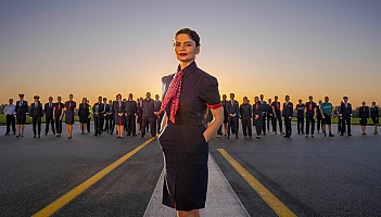 Załogi British Airways z nowymi mundurami