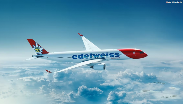 Pierwsze trasy airbusa A350 Edelweiss Air