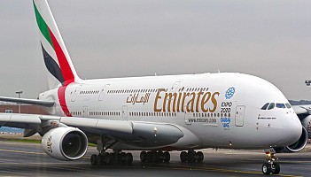 Emirates: A380 wylądował w Warszawie