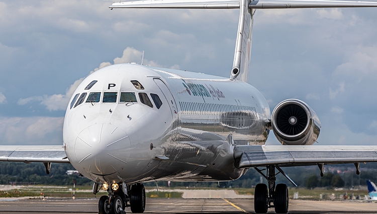 McDonnell Douglas MD-82 odwiedza Polskę