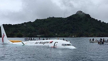 Wypadek Air Niugini przy podejściu do lądowania w Mikronezji