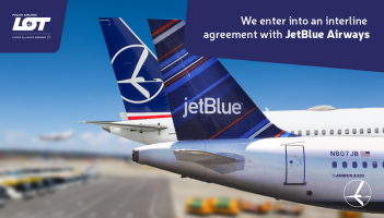 LOT będzie współpracował z JetBlue