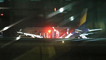 Hiroszima: Samolot Asiany wylądował przed pasem