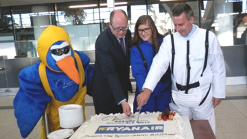 Ryanair zainaugurował bazę w Gdańsku