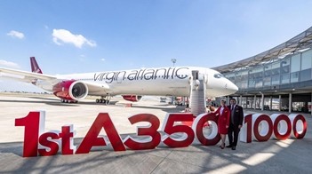 Virgin Atlantic odebrały pierwszego A350-1000