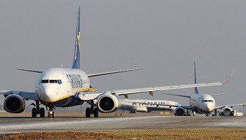Piloci Ryanaira w Belgii będą strajkować