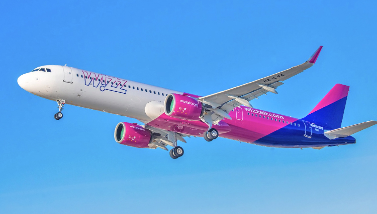 Wizz Air odbierze pierwszego airbusa A321XLR w lutym 2025 roku