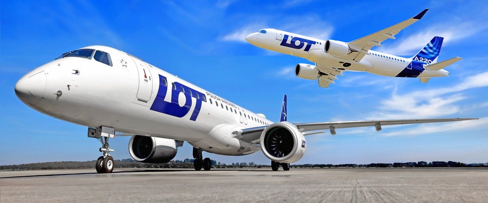 Pojedynek o LOT. A220 czy E2? Flota pod lupą