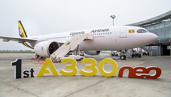 Linie Uganda Airlines odebrały airbusa A330neo