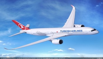 Turkish Airlines: Kolejne trasy A350