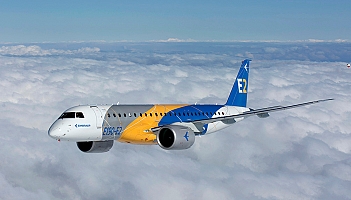 Najnowszy embraer E190-E2 w Warszawie 
