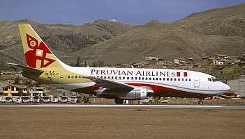 Boeing 737 wypadł z pasa w Cusco