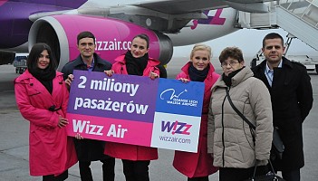 Wizz: 2 mln pasażerów na trasie Gdańsk - Londyn Luton