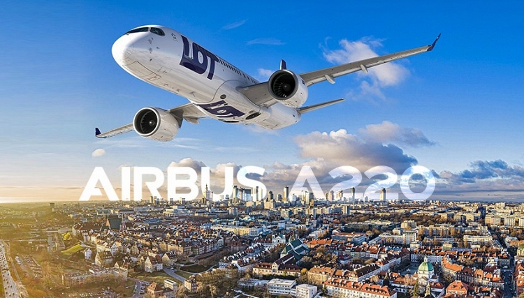 LOT wybiera airbusy A220. Flota powiększy się nawet o 84 samoloty!