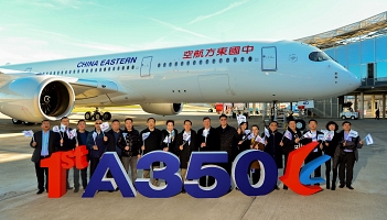 China Eastern odebrały pierwszego A350