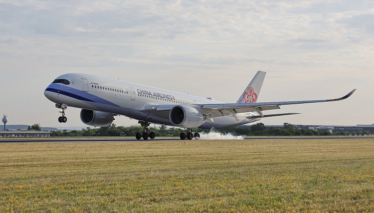 China Airlines wylądowały w Pradze