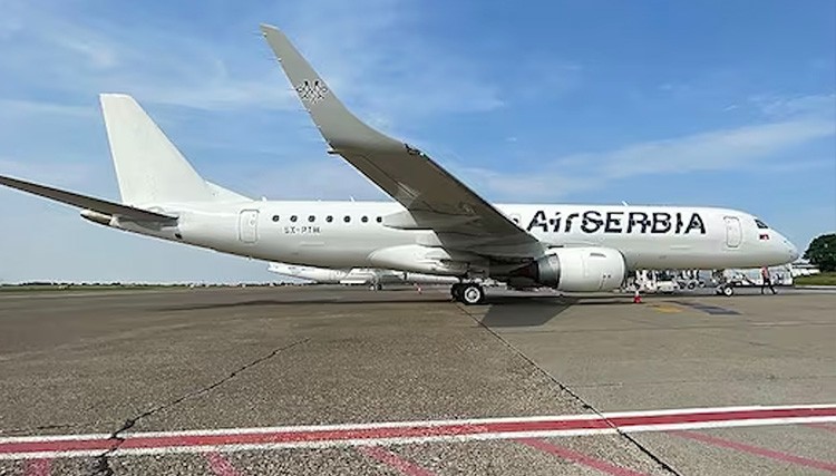  Pierwszy E195 wkrótce dołączy do floty Air Serbia