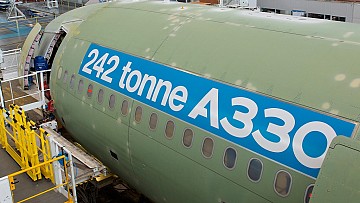 Airbus rozpoczął montaż cięższego A330