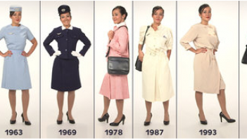 70-lecie pracy stewardes w Air France