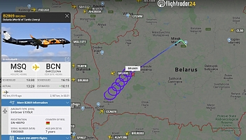 Chaos na białoruskim niebie. Samolot niewpuszczony nad Polskę
