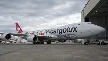 Specjalne malowanie na 45 lat linii Cargolux