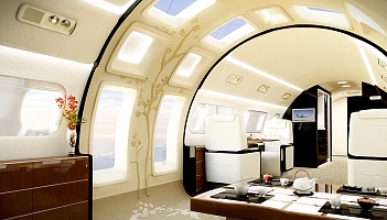 Panoramiczne okna w samolotach Embraera