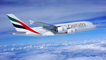 A380 linii Emirates poleciał do Christchurch