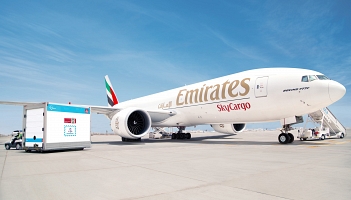 Emirates SkyCargo przewiózł 600 milionów dawek szczepionek