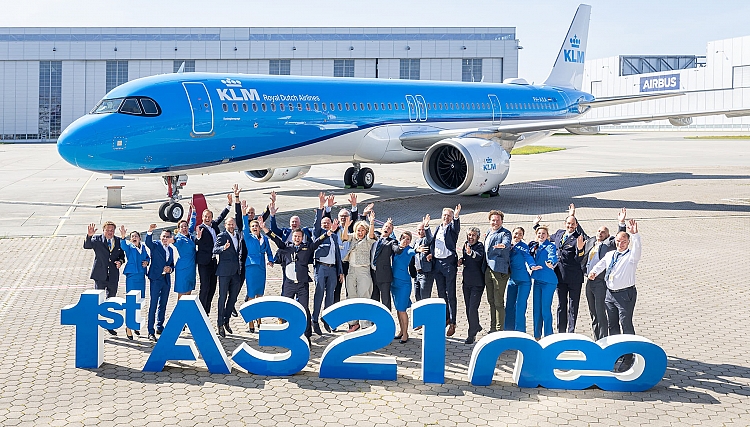 Pierwszy Airbus A321neo w barwach KLM
