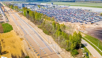 Katowice: Trwa odbudowa linii kolejowej na lotnisko
