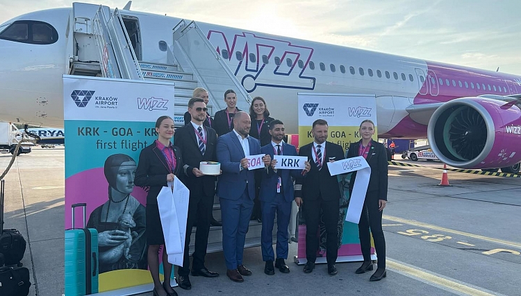 Wizz Air zainaugurował loty z Krakowa do Genui