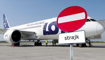 Strajk załóg lotniczych w LOT na razie bez konsekwencji dla pasażerów