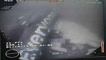 QZ8501: Podwodne zdjęcia kadłuba A320