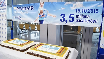 Poznań: 3,5 mln pasażerów Ryanaira