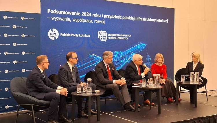 Polskie lotniska podsumowały 2024 r. 