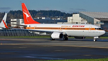Boeing B737 jako retrojet linii Qantas