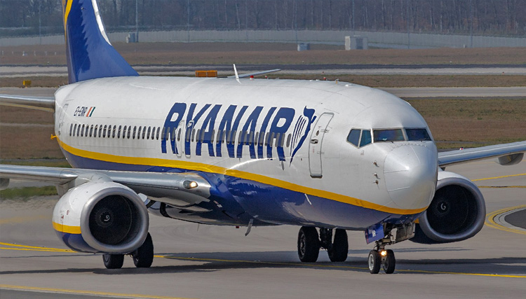 Ryanair: Strata 96 mln euro w trzecim kwartale 