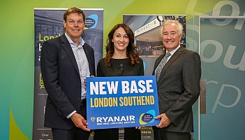 Ryanair zainaugurował bazę w Londynie Southend