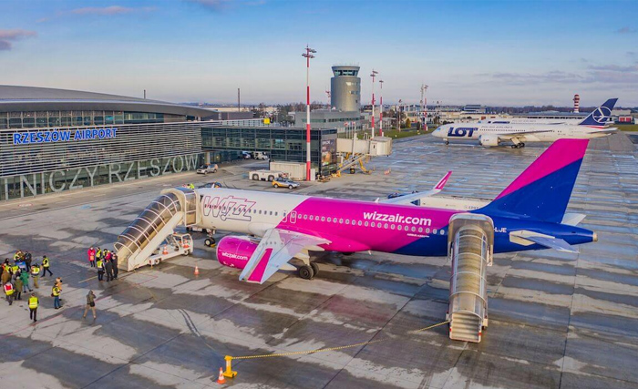  Wizz Air dokona zmian w rozkładzie lotów z Rzeszowa do Rzymu