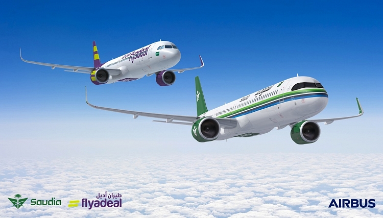 Grupa Saudia zamawia 105 samolotów z rodziny A320neo