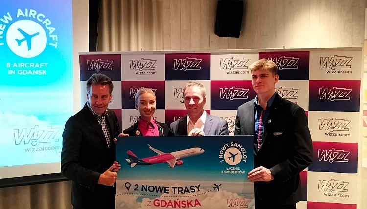 Wizz Air: Rozwój bazy w Gdańsku oraz dwie nowe trasy